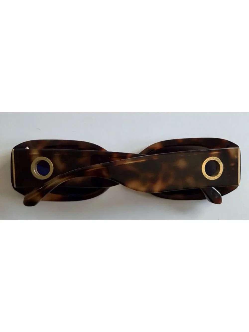 Linda Farrow Lola Sunglasses in Tortoiseshell